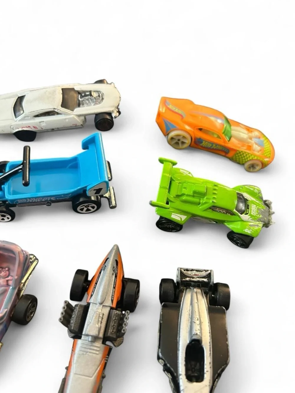Hot Wheels Loose Lot of 16 - Porsche, Mustang, Rocket League Octane, Radio Flyer